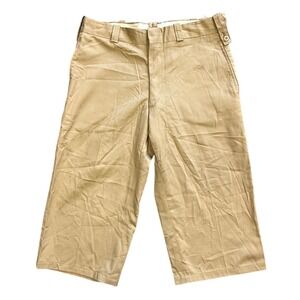 Vintage Arabic Issue US Made Military Khaki Uniform Shorts 1970s - Size W30